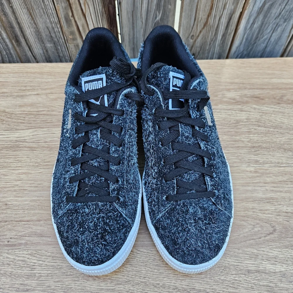 Puma Textured Black Sneakers Womens Size 9 - Picture 6 of 16